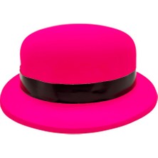 Ett Neon Partisi Pembe Renk Melon Plastik Parti Şapkası