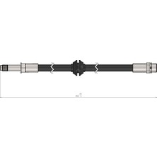 Cavo C900319A Fren Hortumu On Bmw E46 E85 E86 34326766966
