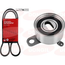 Dongıl KIT117MY21 Triger Kayiş Seti (Eksantrik Seti) Toyota Corolla 1,6l 4A-FE (Enjeksiyonlu) AE101 AE111 92-00 (1 Kayiş + 1 Rulman) (117X210) 1356809020-1356819045-1350502030
