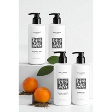 Wellness Exclusive White Tea & Apricot Shampoo 380 ml + Conditioner 380 ml + Shower Gel 380 ml  + Hand Wash 380 ml