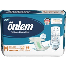 Bezos Belbantlı Yetişkin Hasta Bezi - M - 120 Adet, 4 Paket