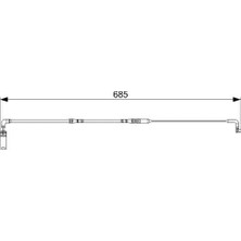 Bosch 1987473003 Balata Fisi Arka Bmw E60 E63 E64 34356789493