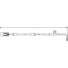Bosch 1987474958 Balata Fisi On Bmw E39 34352229018