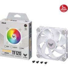 Asus Tuf Gamıng TF120 Argb Beyaz Kasa Fanı