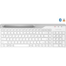 A4TECH FBK25 Bluetooth Q Klavye Beyaz