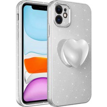 More TR iPhone 11 Kılıf Simli Soketli Kamera Korumalı Silikon Üstün Koruma Mtr