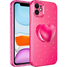 North Kingdom iPhone 11 Kılıf Simli Soketli Kamera Korumalı Silikon Üstün Koruma Nrtk
