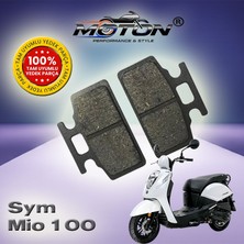 Moton Sym Mio 100 Tam Uyumlu, Yüksek Kaliteli Ön Disk Fren Balatası