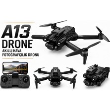 Atlt Atlantis A13 Dron Akıllı Hava Fotoğrafçılık Dronu 360 Derece Akıllı Engel Algılama Katlanabilir Optik Akış Konum Sabitleme Elektirikli Kamera Fırçasız Motor