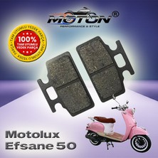 Moton Motolux Efsane 50 Tam Uyumlu, Yüksek Kaliteli Ön Disk Fren Balatası