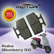 Moton Kuba Bluebery 50 Tam Uyumlu, Yüksek Kaliteli Ön Disk Fren Balatası