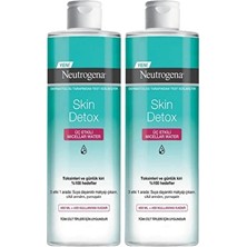 4 Adet Neutrogena Skin Detox Üç Etkili Micellar Water 400 ml