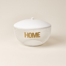 Ang Design Design Datça Home Kapaklı Patates Soğan Sepeti - Beyaz