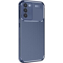 Newface Vivo V30 Lite 4g Kılıf Auto Focus Karbon Kapak - Lacivert