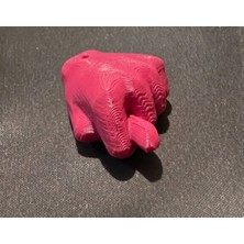 Espresso 'nah' El Işareti Komik Anahtarlık - 3D Baskı - Pembe