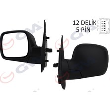 GVA Dpmix-Hb Diş Dikiz Aynasi Sol Kangoo 08 Elektrikli Isitmali Konveks 5 Fiş VM-6131EHL