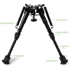 Nikula-Üstün Metal Alaşım Bipod Çatalayak ( Lisinya )