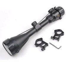 3-9X56EG  Dürbünü Çift Işık Kırmızı,yeşil Kaynaklı Zoomlu ( Lisinya )