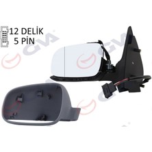GVA Dpmix-Hb Diş Dikiz Aynasi Sol Polo 00 Elektrikli Isitmali Astarli Asferik 5 Fiş VM-192EHAL