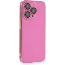 Apple iPhone 13 Pro Max Kılıf Armada Lensli Kapak - Pembe