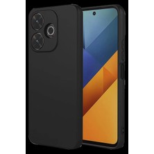 Xiaomi Redmi 13 4g Kılıf Nano Içi Kadife Silikon - Siyah