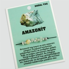 Fantastik Store Amazonit Doğaltaşlı Ip Bileklik