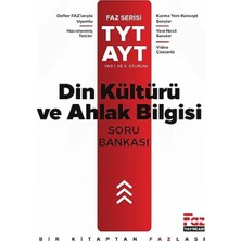 Faz Yayınları Tyt-Ayt Din Kültürü ve Ahlak Bilgisi Soru Bankası