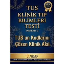 Güneş Kitabevleri Tus Klinik Tıp Bilimleri Testi Deneme 2