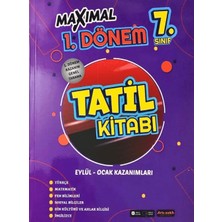 Artı Zeka Yayınları 7. Sınıf Maximal 1. Dönem Tatil Kitabı