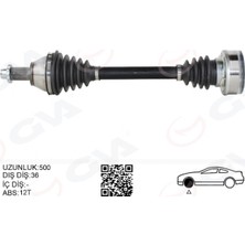 GVA Dpmix-Hb Komple Aks Sol Polo-Ibiza-Fabia 1.4 16V 01-12 500MM