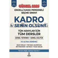 Güneş Kitabevleri 2026 Engelli Kamu Personeli Seçme Sınavı 10 Ultra Deneme