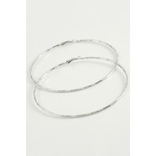 Fantastik Store Noktalı Metal Halka Küpe 8-9-10 cm
