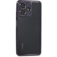 Miss Mojo Realme C53 Kılıf Razer Lensli Silikon - Mor