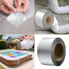 5 Li Su Geçirmez Çatlak Bandı 10CM 5m Yüksek Sıcaklık Dayanıklı Çatı Boru Duvar Onarım Çamur Bant ( Lisinya )