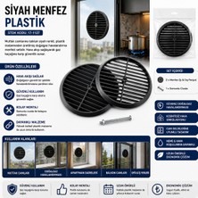 Eco Lounge Siyah Menfez Plastik BX40