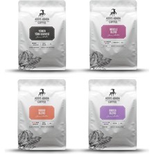 Uravas Store Addis Ababa Coffee - 4'lü Kahve Tanışma Paketi 1000 Gr. (French Press)
