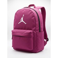 Logolu Pembe Okul Sırt Çantası 32X42 cm - Lisinya
