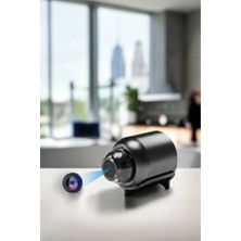 1080P Hd Wifi Mini Kamera 120° Geniş Açı Gece Görüşü Manyetik 360° Döner Tf Kart Destekli ( Lisinya )