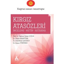 Sonçağ Yayınları Kırgız Atasözleri