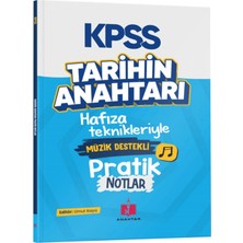 Anahtar Kitaplar Yayınevi Kpss Tarihin Anahtarı Müzik Destekli Pratik Notlar