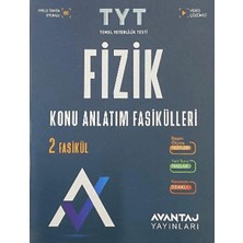 Avantaj Yayınları Tyt Fizik Konu Anlatım Fasikülleri (2 Fasikül)