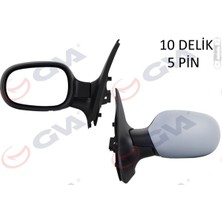 GVA Dpmix-Hb Diş Dikiz Aynasi Sol Clio 98 Elektrikli Isitmali Astarli Asferik 5 Fiş VM-135EHPAL
