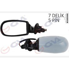 GVA Dpmix-Hb Diş Dikiz Aynasi Sol Punto 04 Elektrikli Isitmali Siyah Astarli Konveks VM-156EHPL