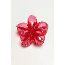 Fantastik Store Kırmızı Lotus Toka 8 cm (Kartsız)