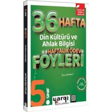 Yargı Yayınevi 5. Sınıf Din Kültürü ve Ahlak Bilgisi 36 Haftalık Ödev Föyleri