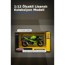 Eco Lounge Detaylı 1/12 2023 Kawasaki Ninja 400 Motosiklet - Koleksiyonluk Tekli Paket BX-313415