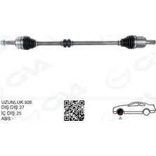 GVA Dpmix-Hb Komple Aks Sağ Hyundai Bayon 1.0l 1.4l G3LE G4LC 21- 25X27 Komple Boy 926MM