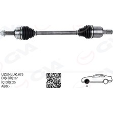 GVA Dpmix-Hb Komple Aks Sol Hyundai Bayon 1.0l 1.4l G3LE G4LC 21- 25X27 Komple Boy 675MM