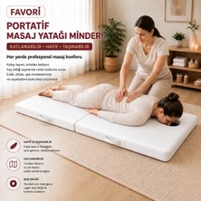 Wellness Masaj Yatağı Portatif Katlanabilir Masaj Yatağı Minderi – 6 cm Sünger – 180X70 cm