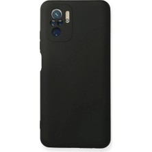 Cotton Soft Xiaomi Redmi Note 10 Kılıf Nano Içi Kadife Silikon - Siyah
